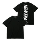 半袖 パフォーマンス Tシャツ リア バーチカルロゴ NEW ERA ブラック 【 Performance Apparel 】
