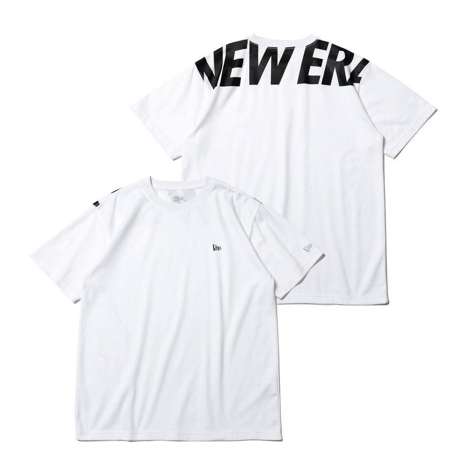 半袖 パフォーマンス Tシャツ ズームアップロゴ NEW ERA ホワイト 【 Performance Apparel 】