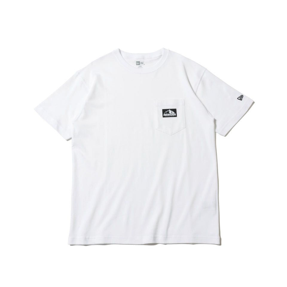 半袖 コットン ポケット Tシャツ ニューエラ アウトドアギア ホワイト 【ニューエラ アウトドア】