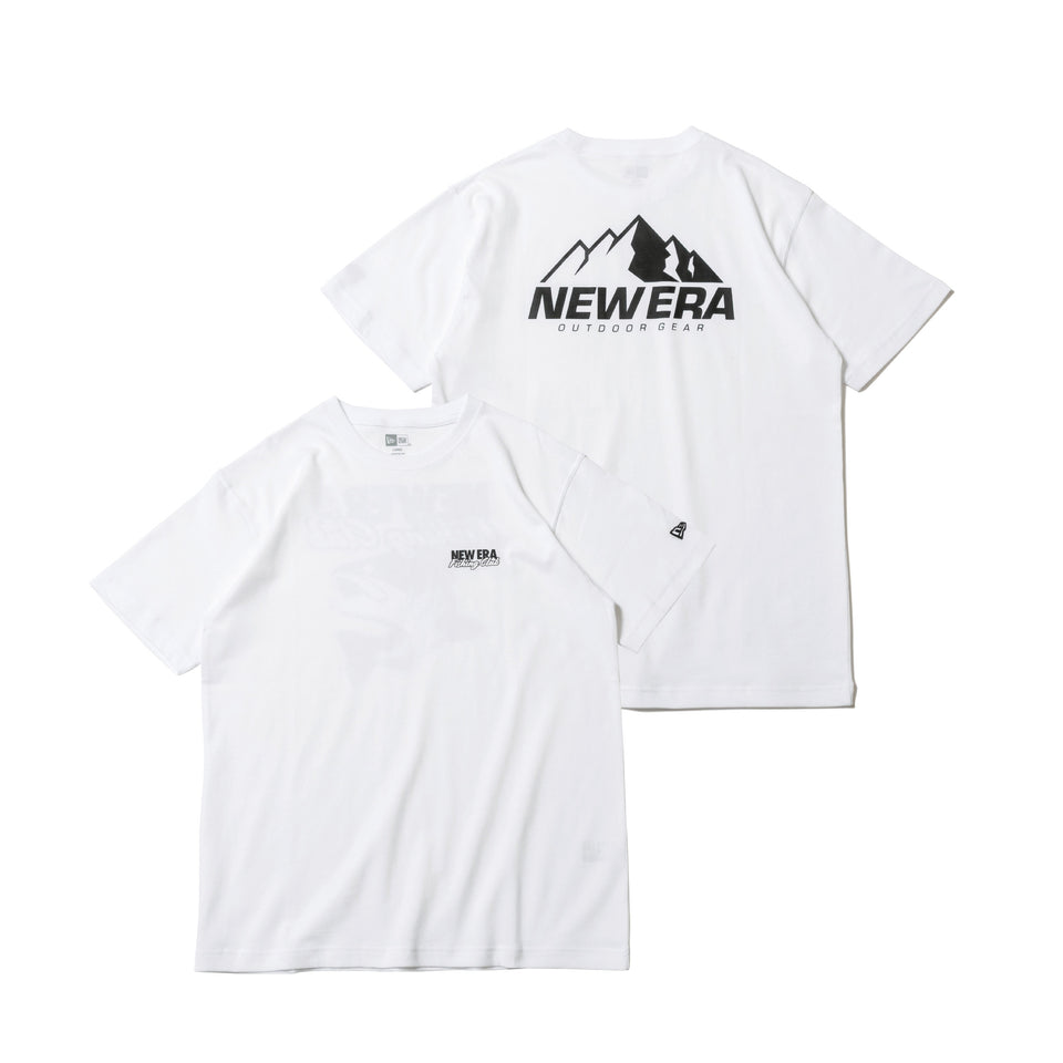 半袖 コットン Tシャツ ニューエラ アウトドアギア ホワイト レギュラーフィット 【ニューエラアウトドア】