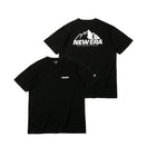 半袖 コットン Tシャツ ニューエラ アウトドアギア ブラック レギュラーフィット 【ニューエラアウトドア】