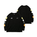 長袖 コットン Tシャツ Taro Okamoto 岡本太郎 太陽の塔 マルチ ブラック リラックスフィット