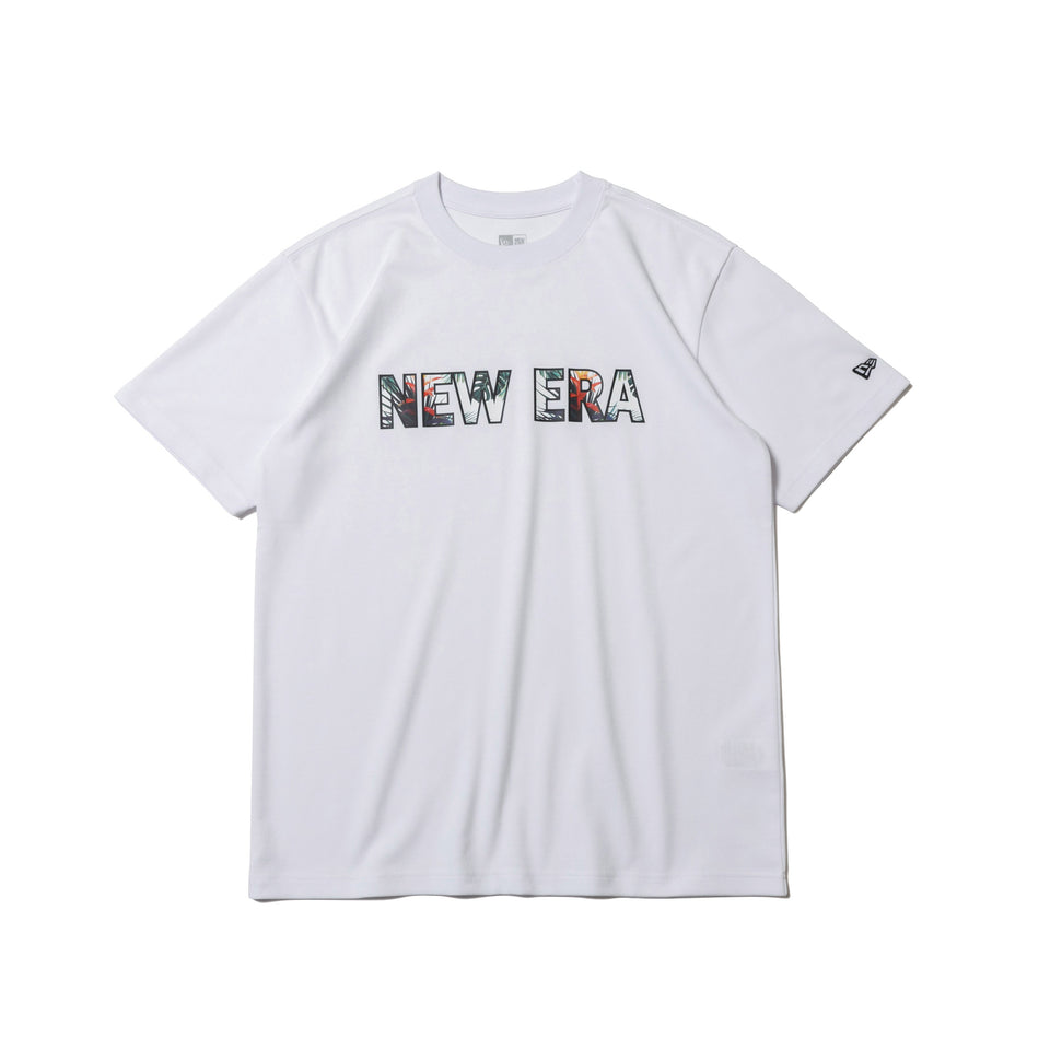 【ゴルフ】 半袖 パフォーマンス Tシャツ ボタニカル NEW ERA ホワイト