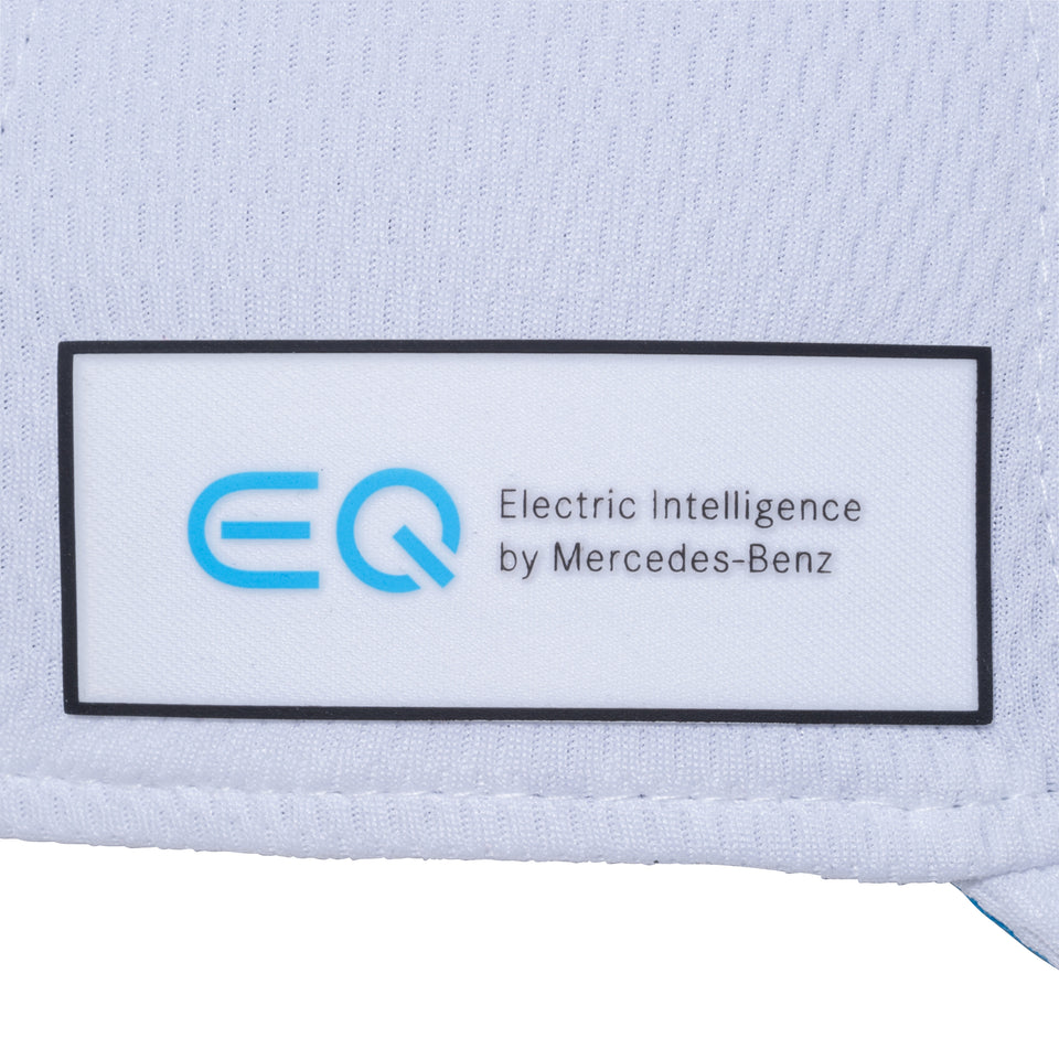 9FORTY Mercedes-Benz EQ FORMULA E TEAM ロゴ ウーブンラベル ホワイト