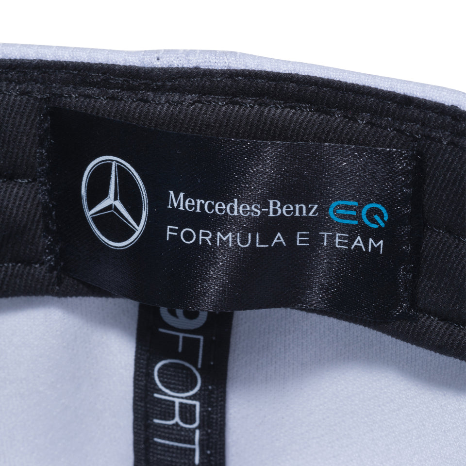 9FORTY Mercedes-Benz EQ FORMULA E TEAM ロゴ ウーブンラベル ホワイト