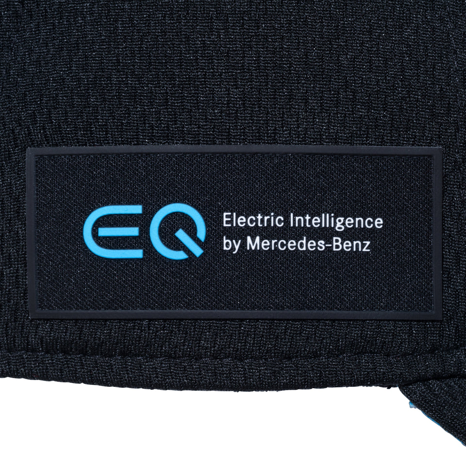 9FORTY Mercedes-Benz EQ FORMULA E TEAM ロゴ ウーブンラベル ブラック