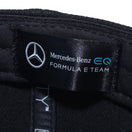 9FORTY Mercedes-Benz EQ FORMULA E TEAM ロゴ ウーブンラベル ブラック