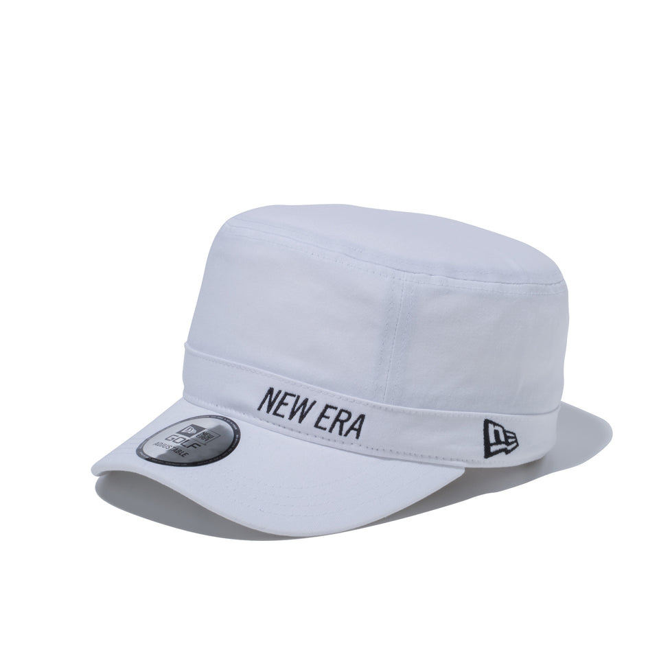 【ゴルフ】 WM-01 アジャスタブル ストレッチ コットン ウォッシャブル NEW ERA ホワイト