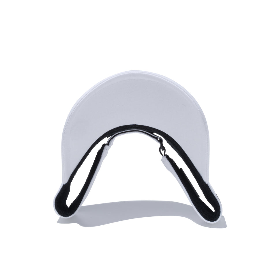 【ゴルフ】 サンバイザー ストレッチ コットン ウォッシャブル NEW ERA ホワイト