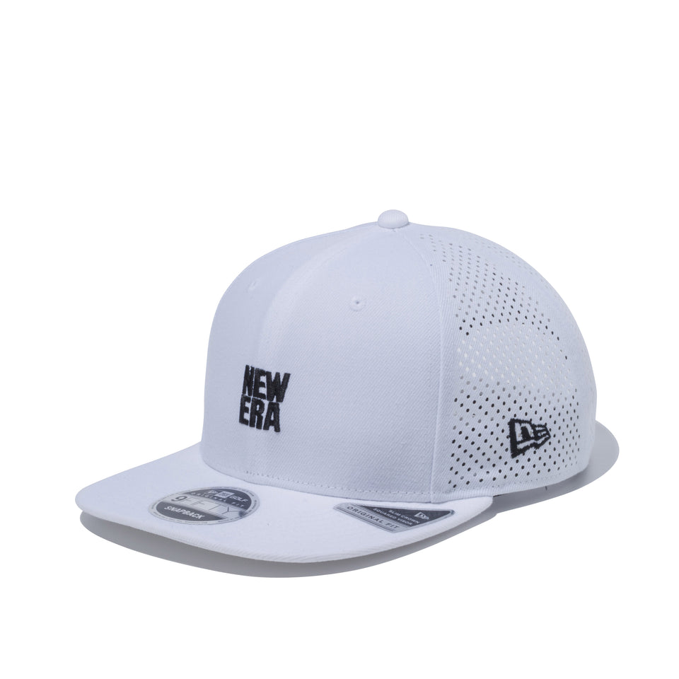【ゴルフ】 9FIFTY Original Fit レーザーパフォーテッド スクエアロゴ ホワイト