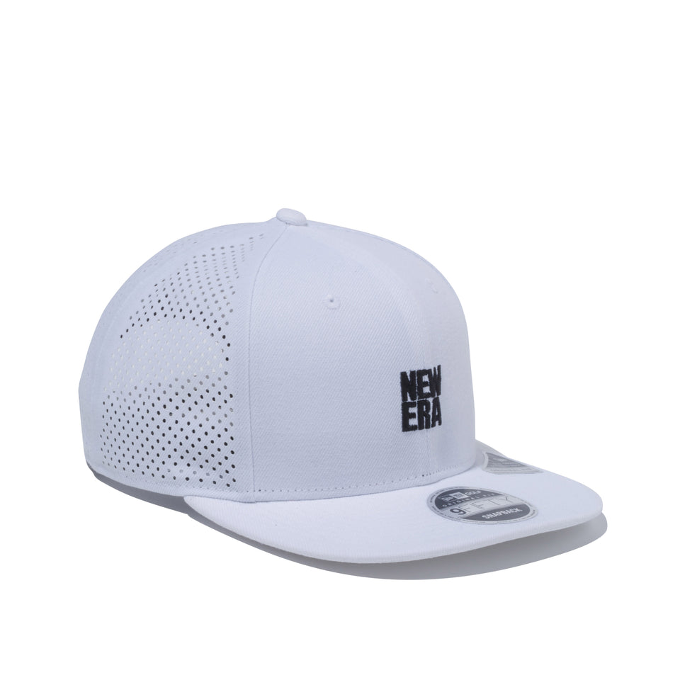 【ゴルフ】 9FIFTY Original Fit レーザーパフォーテッド スクエアロゴ ホワイト