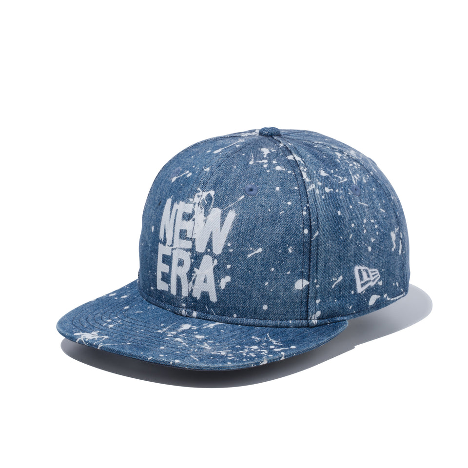 【ゴルフ】 9FIFTY Original Fit スプラッシュペイント スクエアロゴ ウォッシュドデニム