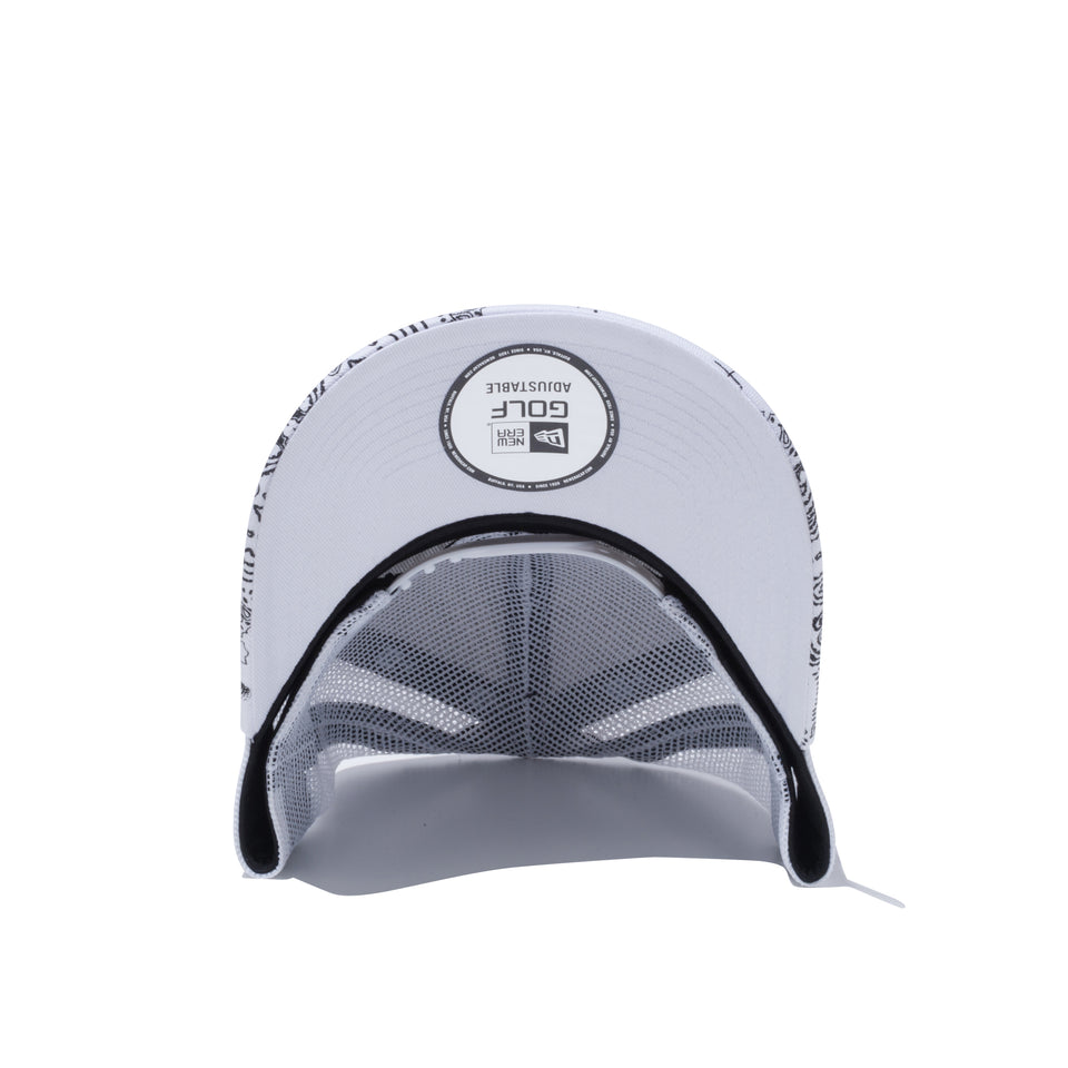 【ゴルフ】 9FORTY A-Frame トラッカー ゴルフペイズリー ホワイト | NEW ERA ニューエラ公式オンラインストア