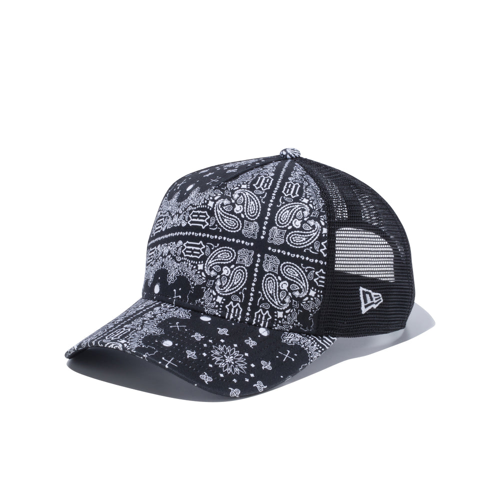 【ゴルフ】 9FORTY A-Frame トラッカー ゴルフペイズリー ブラック | NEW ERA ニューエラ公式オンラインストア