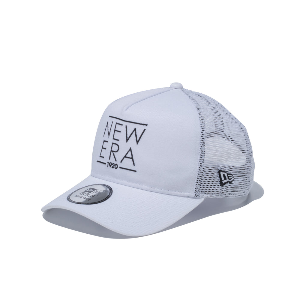 9FORTY A-Frame トラッカー ウォッシュドコットン NEW ERA 1920 ホワイト