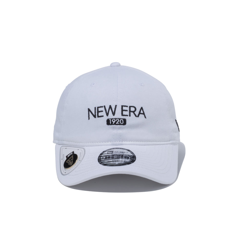【ゴルフ】 9THIRTY on Par ストレッチ コットン ウォッシャブル NEW ERA 1920 ホワイト