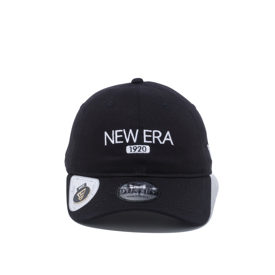 【ゴルフ】 9THIRTY on Par ストレッチ コットン ウォッシャブル NEW ERA 1920 ブラック
