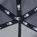 9FORTY A-Frame トラッカー ショートバイザー フルメッシュ マウンテンロゴ ネイビー × スカイブルー