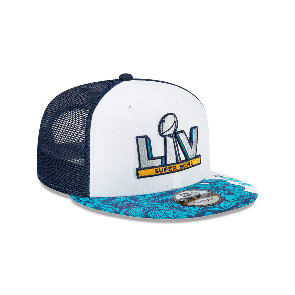 9FIFTY トラッカー NFL SUPER BOWL GENERICS LV タンパベイ ホワイト ブラックメッシュ