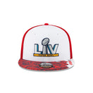 9FIFTY トラッカー NFL SUPER BOWL GENERICS LV タンパベイ ホワイト レッドメッシュ