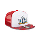 9FIFTY トラッカー NFL SUPER BOWL GENERICS LV タンパベイ ホワイト レッドメッシュ