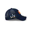 9FORTY トラッカー NFL SUPER BOWL GENERICS LV タンパベイ ウーブンパッチ オーシャンブルー