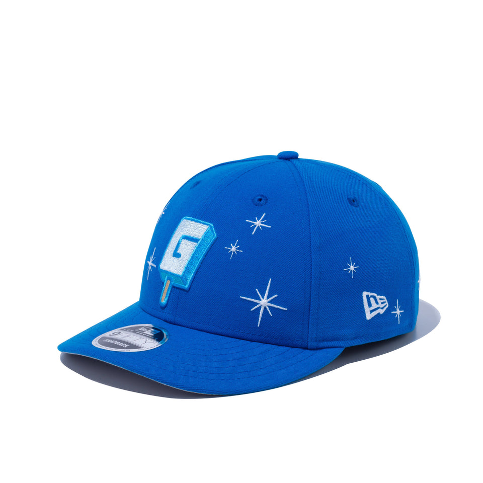LP 9FIFTY ガリガリ君 Gロゴ カーディナルブルー グレーアンダーバイザー | NEW ERA ニューエラ公式オンラインストア