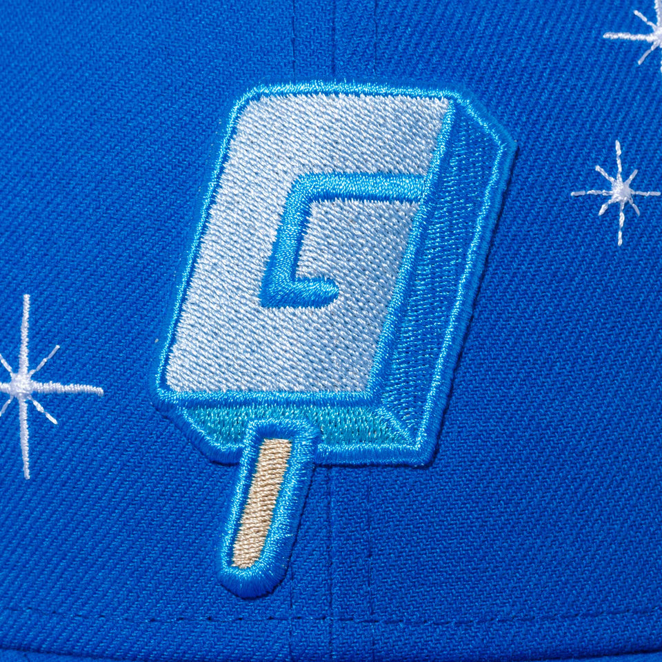 LP 9FIFTY ガリガリ君 Gロゴ カーディナルブルー グレーアンダーバイザー | NEW ERA ニューエラ公式オンラインストア