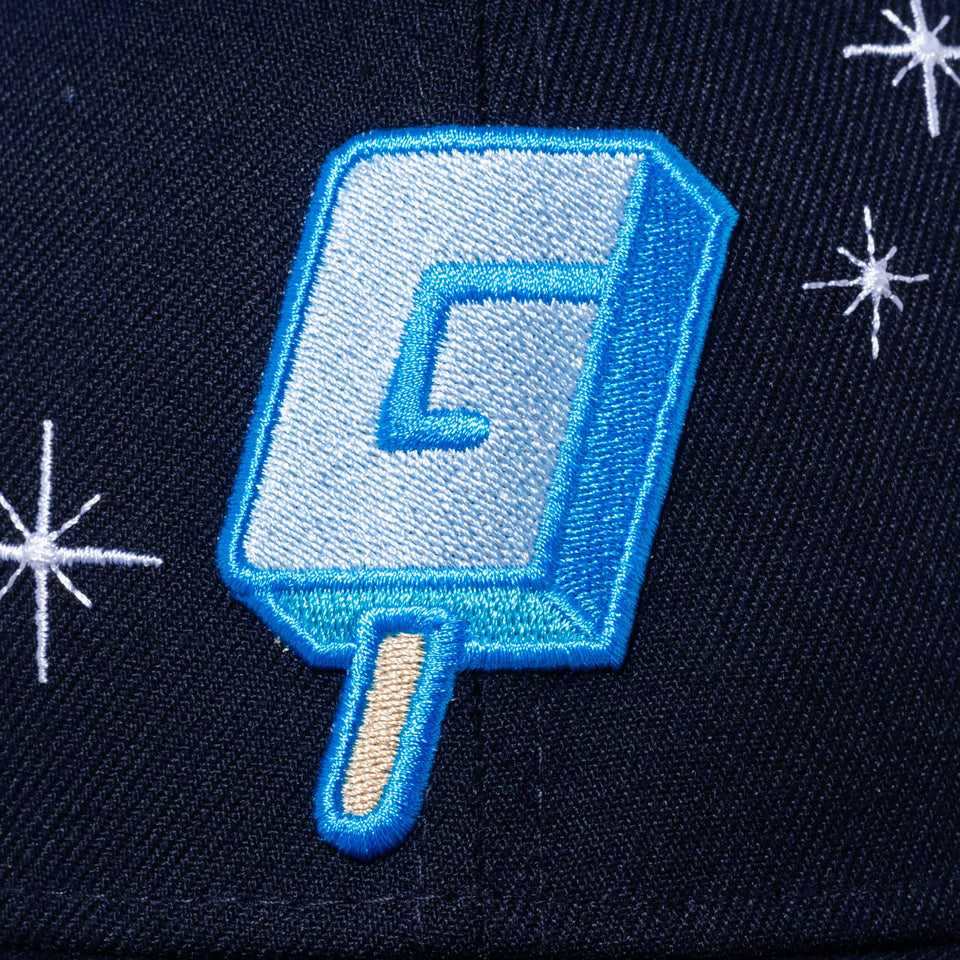 LP 9FIFTY ガリガリ君 Gロゴ ネイビー グレーアンダーバイザー | NEW ERA ニューエラ公式オンラインストア