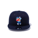 9FIFTY ガリガリ君 ベースボール ネイビー グレーアンダーバイザー | NEW ERA ニューエラ公式オンラインストア
