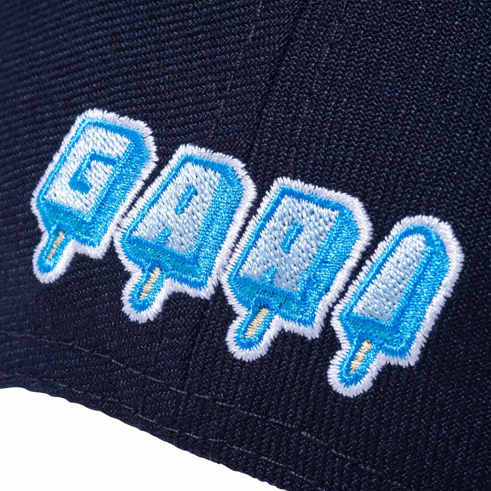 9FIFTY ガリガリ君 ベースボール ネイビー グレーアンダーバイザー | NEW ERA ニューエラ公式オンラインストア