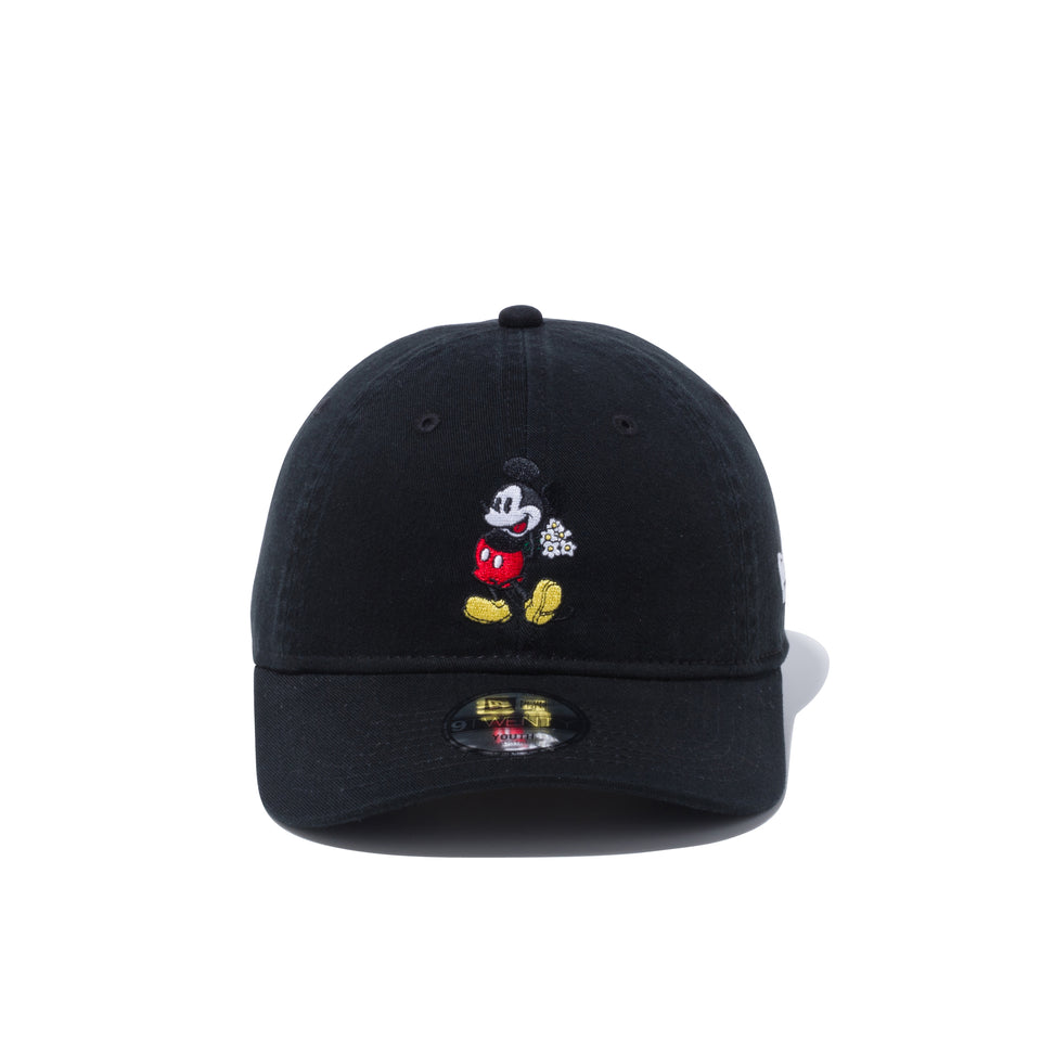 Youth 9TWENTY ディズニー バレンタイン ミッキーマウス フラワー ブラック