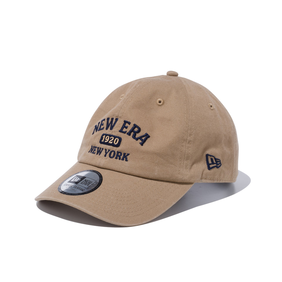 Casual Classic カレッジロゴ NEW ERA 1920 NEW YORK カーキ