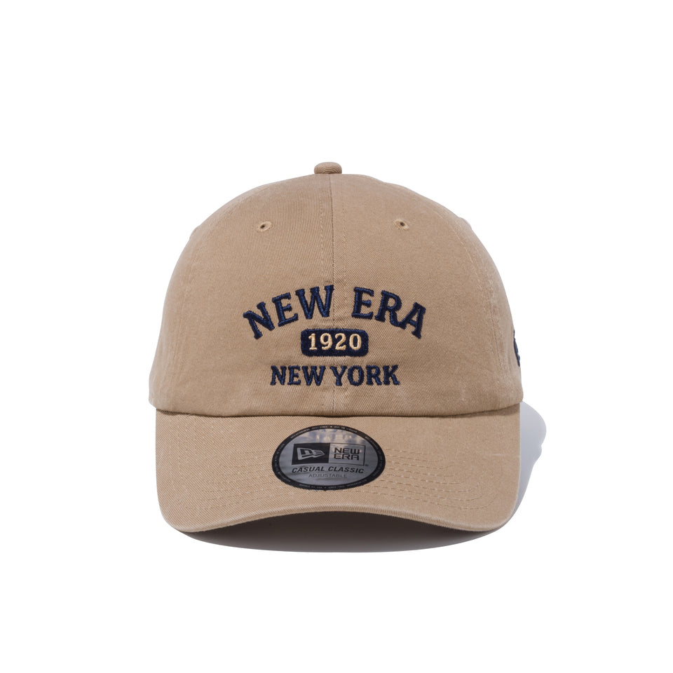 Casual Classic カレッジロゴ NEW ERA 1920 NEW YORK カーキ