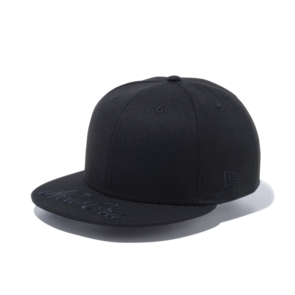 9FIFTY バイザーロゴ New Era ブラック × ブラック