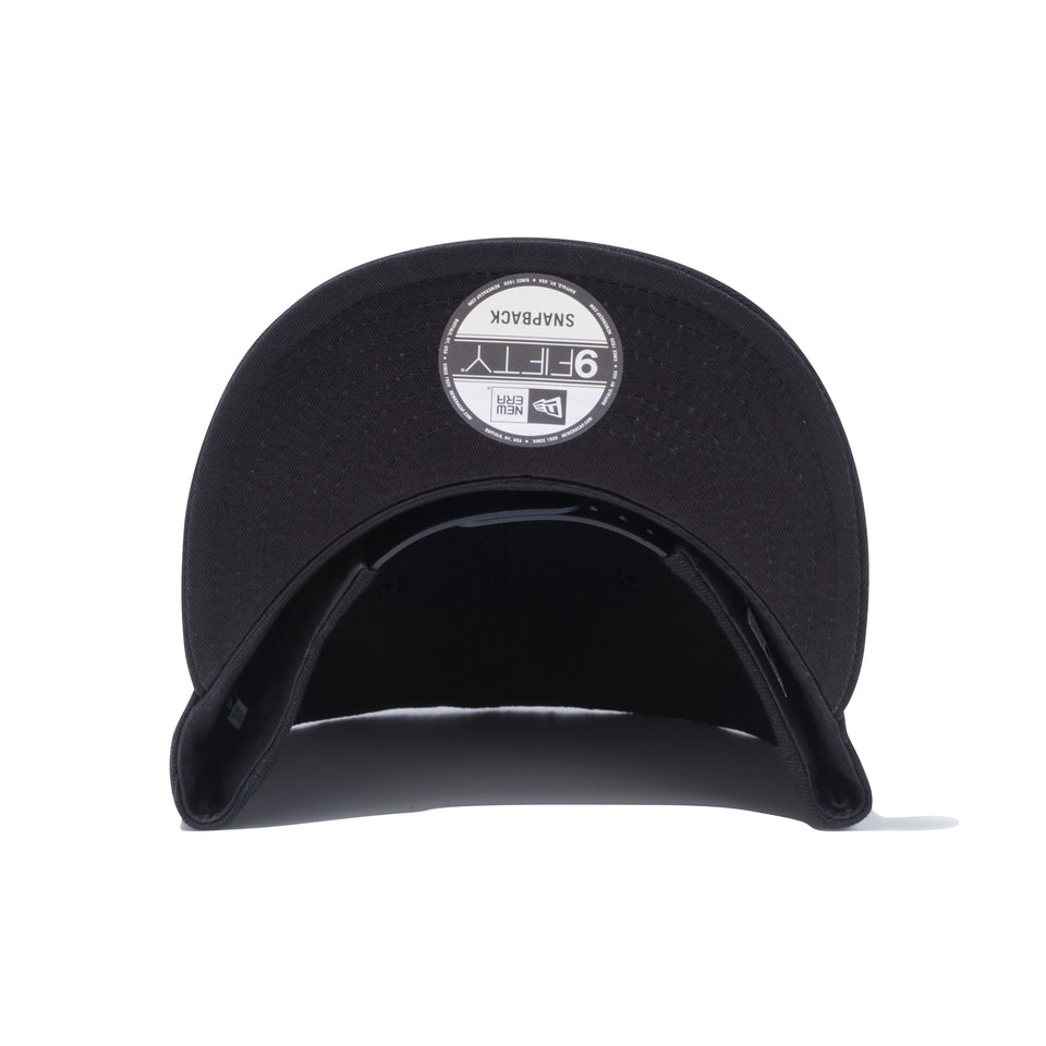 9FIFTY バイザーロゴ New Era ブラック × ブラック