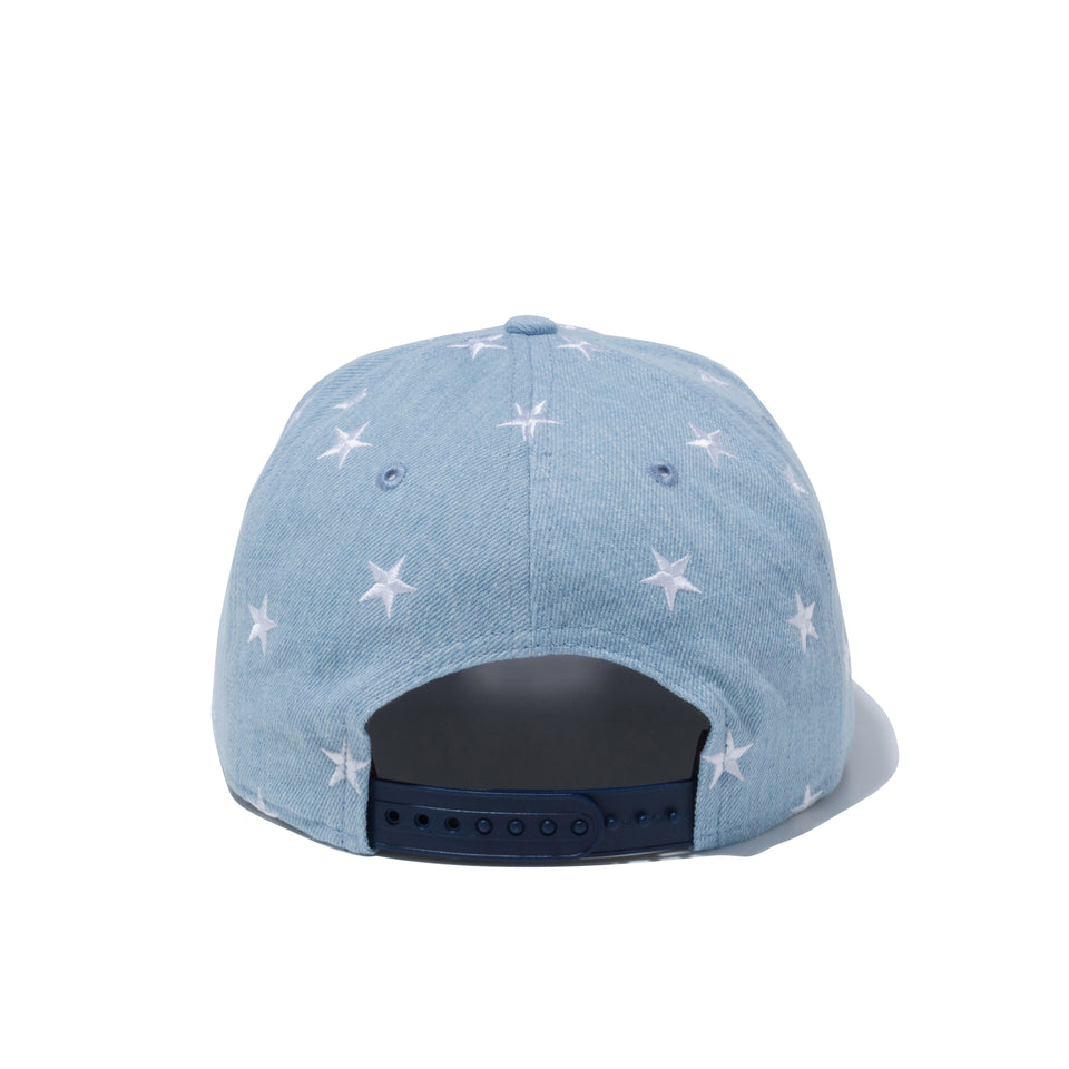 9FIFTY スターオールオーバー ウォッシュドデニム