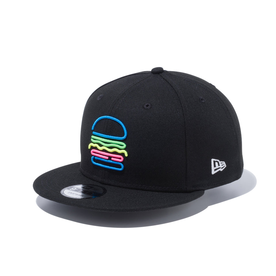 9FIFTY ネオンサイン BURGER ブラック