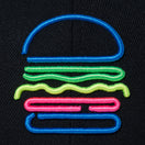 9FIFTY ネオンサイン BURGER ブラック
