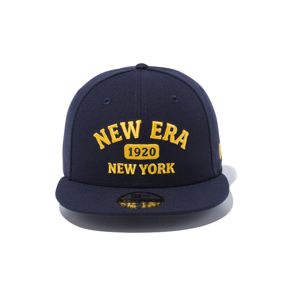 9FIFTY カレッジロゴ NEW ERA 1920 NEW YORK ネイビー