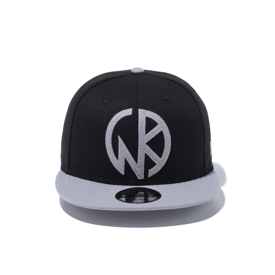 9FIFTY キン肉マン KINマーク フェルトパッチ ブラック グレーバイザー
