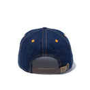 9FIFTY デニム レザーパッチ ゴールデンピーチバイザー
