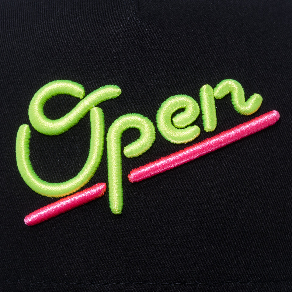 9FORTY A-Frame トラッカー ネオンサイン OPEN ブラック
