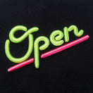 9FORTY A-Frame トラッカー ネオンサイン OPEN ブラック