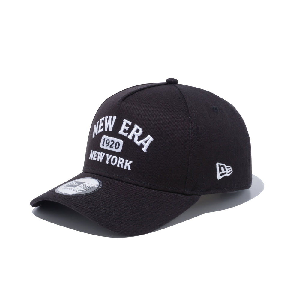 9FORTY A-Frame カレッジロゴ NEW ERA 1920 NEW YORK ブラック