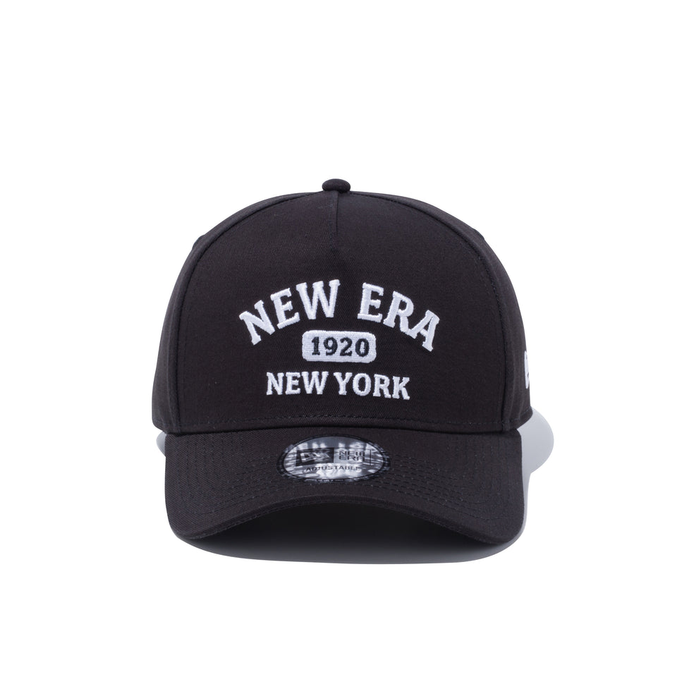 9FORTY A-Frame カレッジロゴ NEW ERA 1920 NEW YORK ブラック