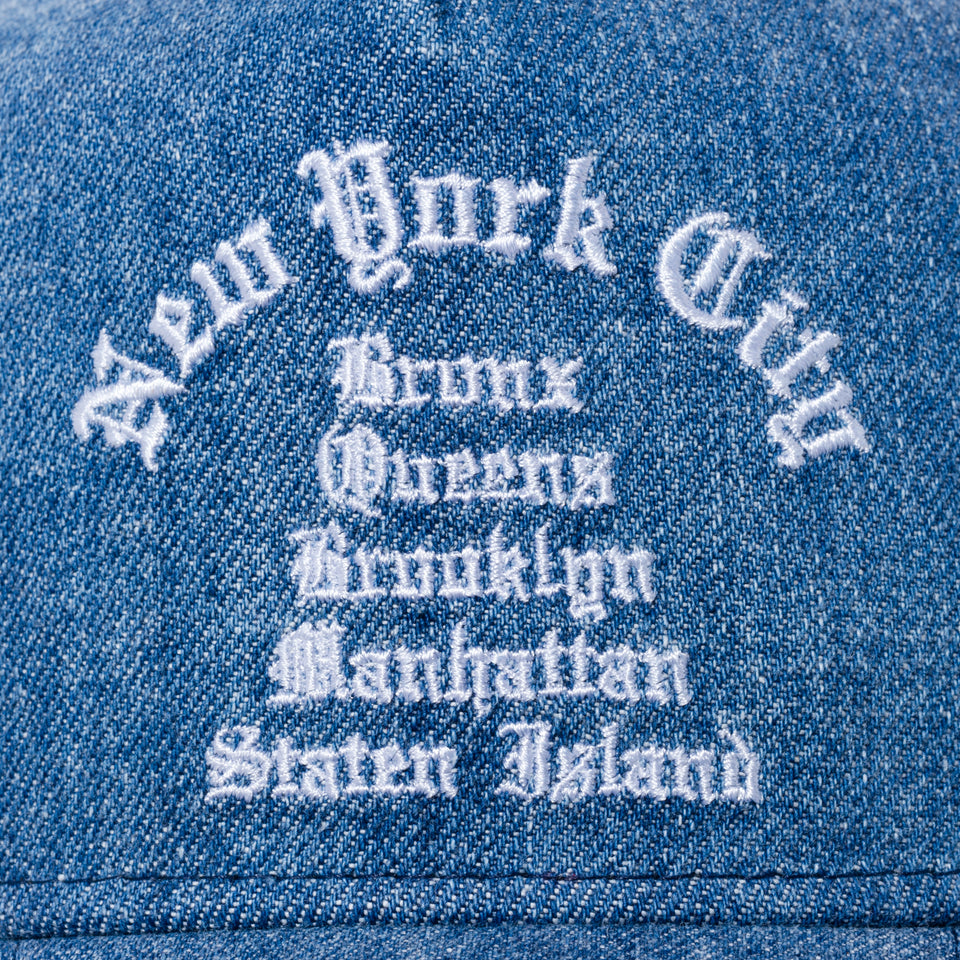 9FORTY A-Frame トラッカー 5BOROUGHTS ウォッシュドデニム