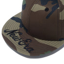 59FIFTY バイザーロゴ New Era ウッドランドカモ × ブラック
