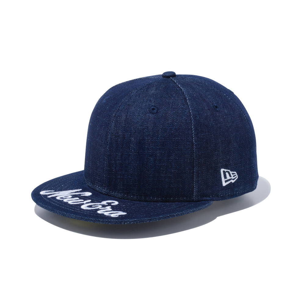59FIFTY バイザーロゴ New Era デニム × スノーホワイト
