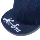 59FIFTY バイザーロゴ New Era デニム × スノーホワイト